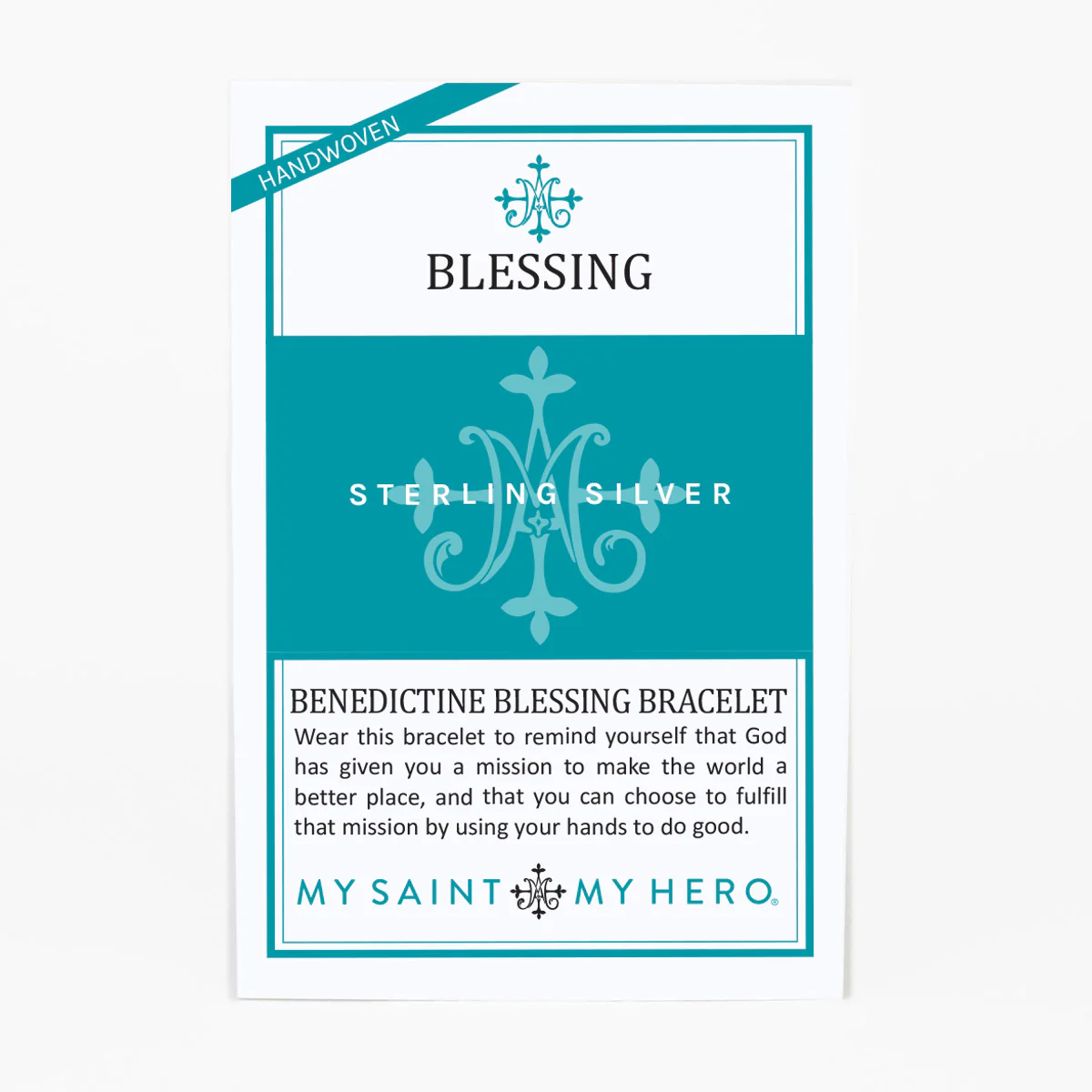 Sterling Silver Benedictine Blessing Bracelet – Faith & Protection - Blessed Bands