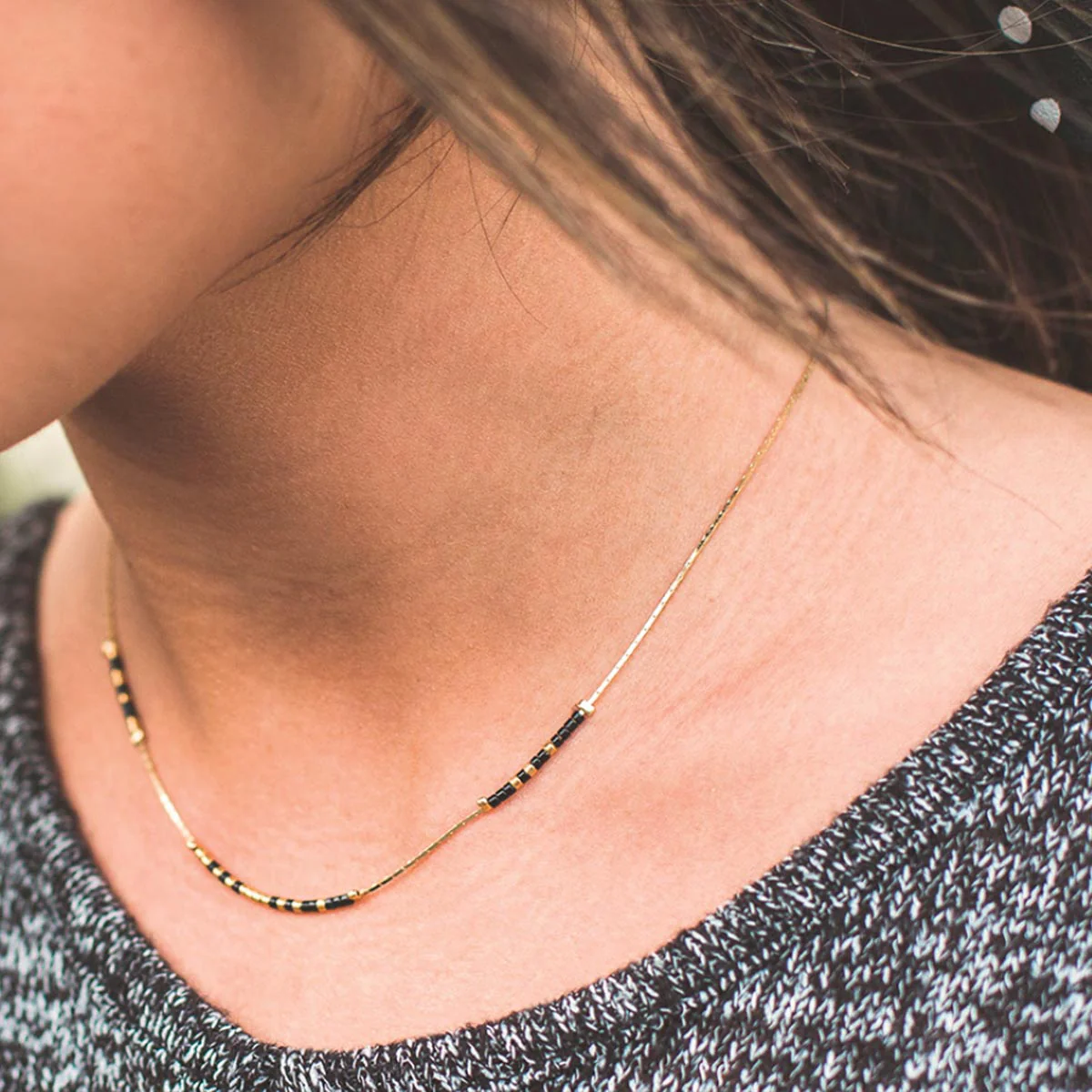 Saints Geaux! Morse Code Necklace – Faith & Team Spirit - Blessed Bands