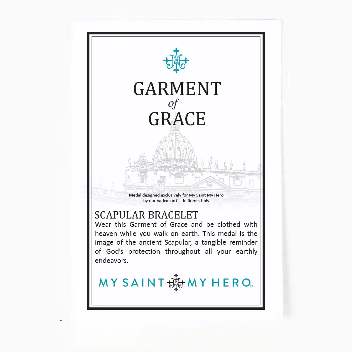 Garment of Grace Scapular Bracelet – Faith & Protection - Blessed Bands
