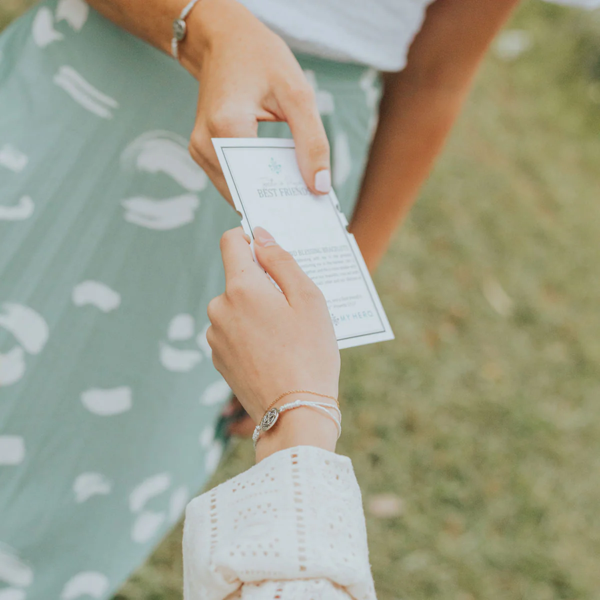 Best Friends Blessing Bracelet Set – Faith & Friendship - Blessed Bands