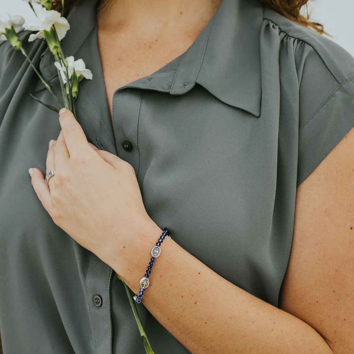 Stellar Blessings Miraculous Mary Bracelet – Faith & Grace - Blessed Bands