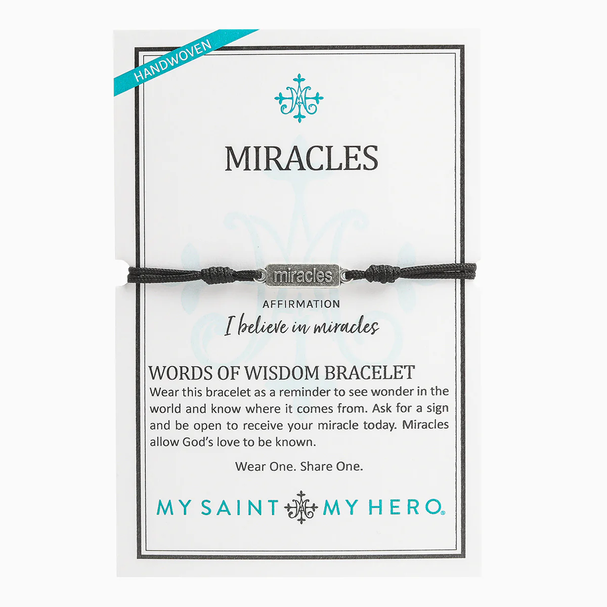 Miracles Words of Wisdom Bracelet – Faith & Inspiration - Blessed Bands