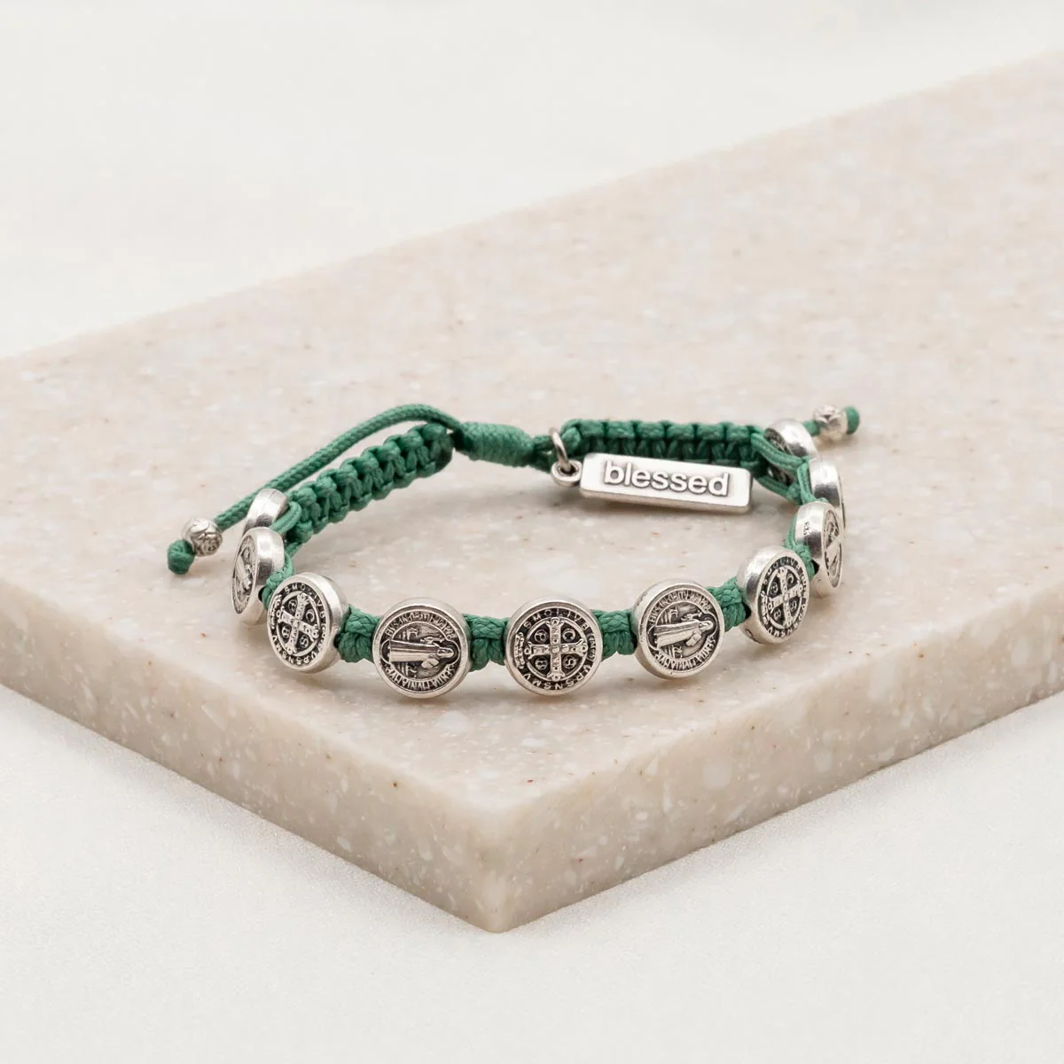 Benedictine Blessing Bracelet – Silver & Protection - Blessed Bands