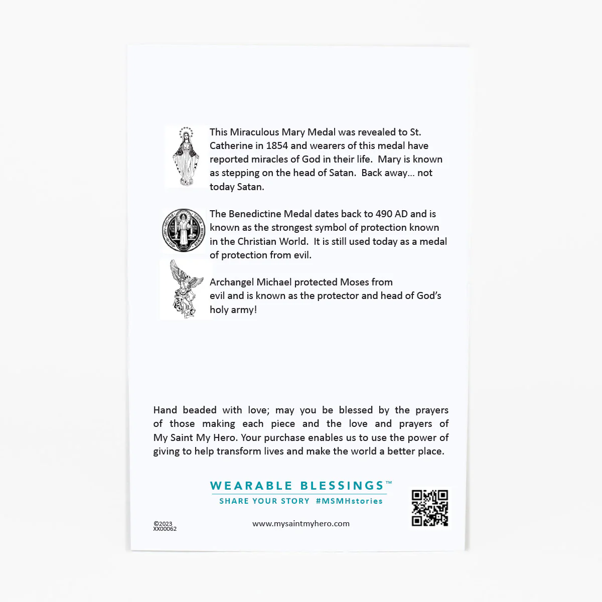 St. Benedict Christian Protection Phone Charm - Blessed Bands