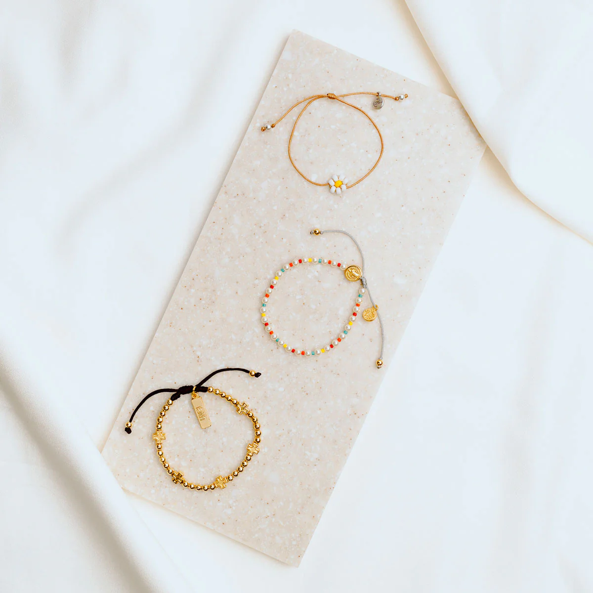 Happy Stack – Joy & Faith Inspired Christian Jewelry Set - Blessed Bands