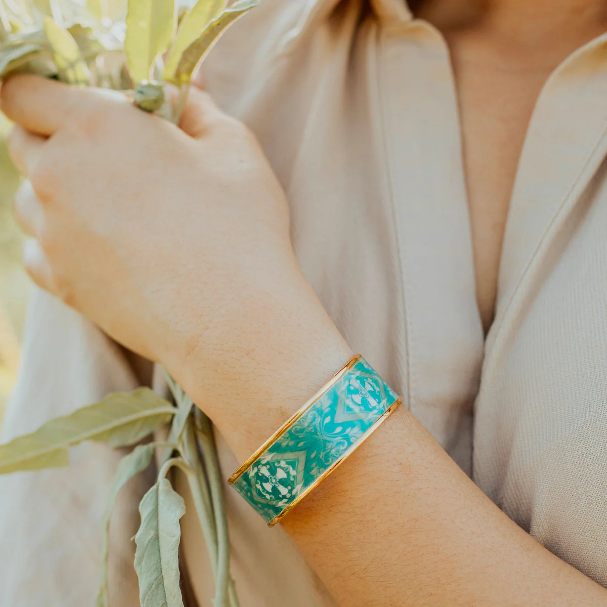 Vestment Cuff Bracelet – Elegant Christian Faith Jewelry - Blessed Bands