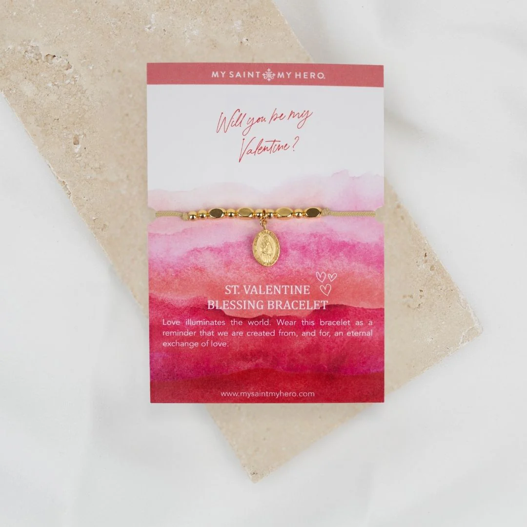 St. Valentine Bracelet – Faith, Love & Blessing Wristband - Blessed Bands