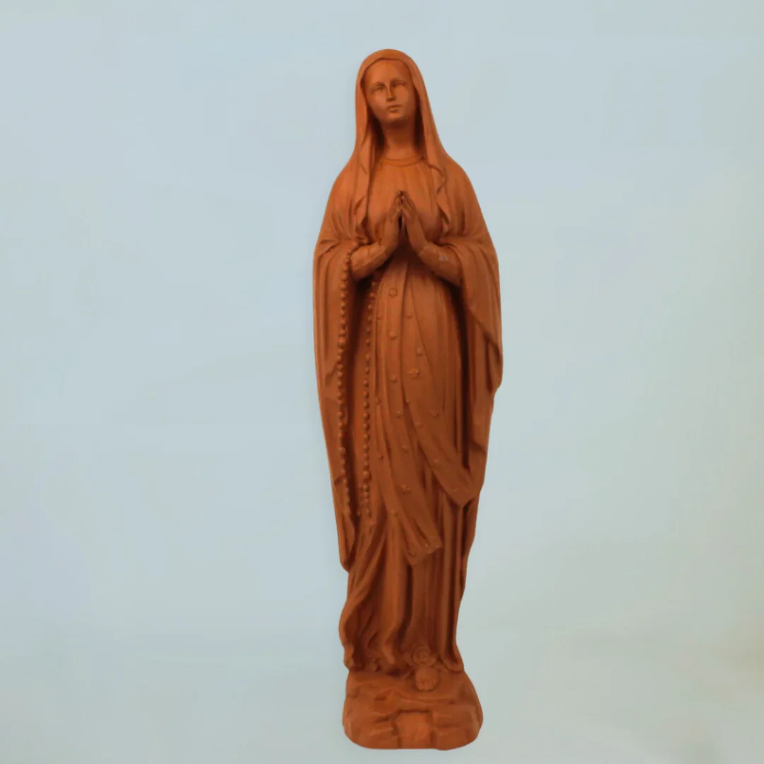 Our Lady of Lourdes Statue – Grande Devotional Figure - Blessed Bands