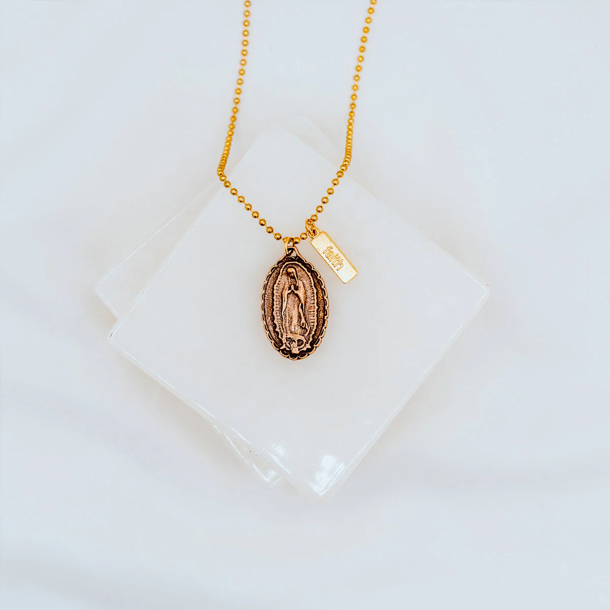 Our Lady of Guadalupe Necklace – Faith & Devotion Jewelry - Blessed Bands