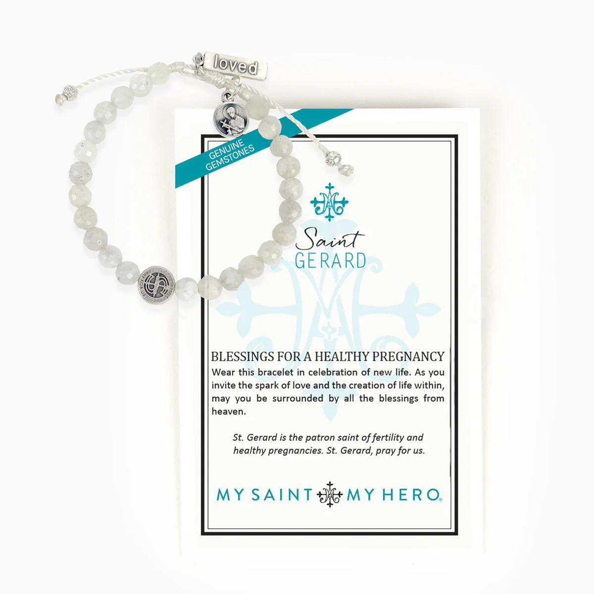 St. Gerard Pregnancy Blessing Bracelet – Faith & Hope - Blessed Bands