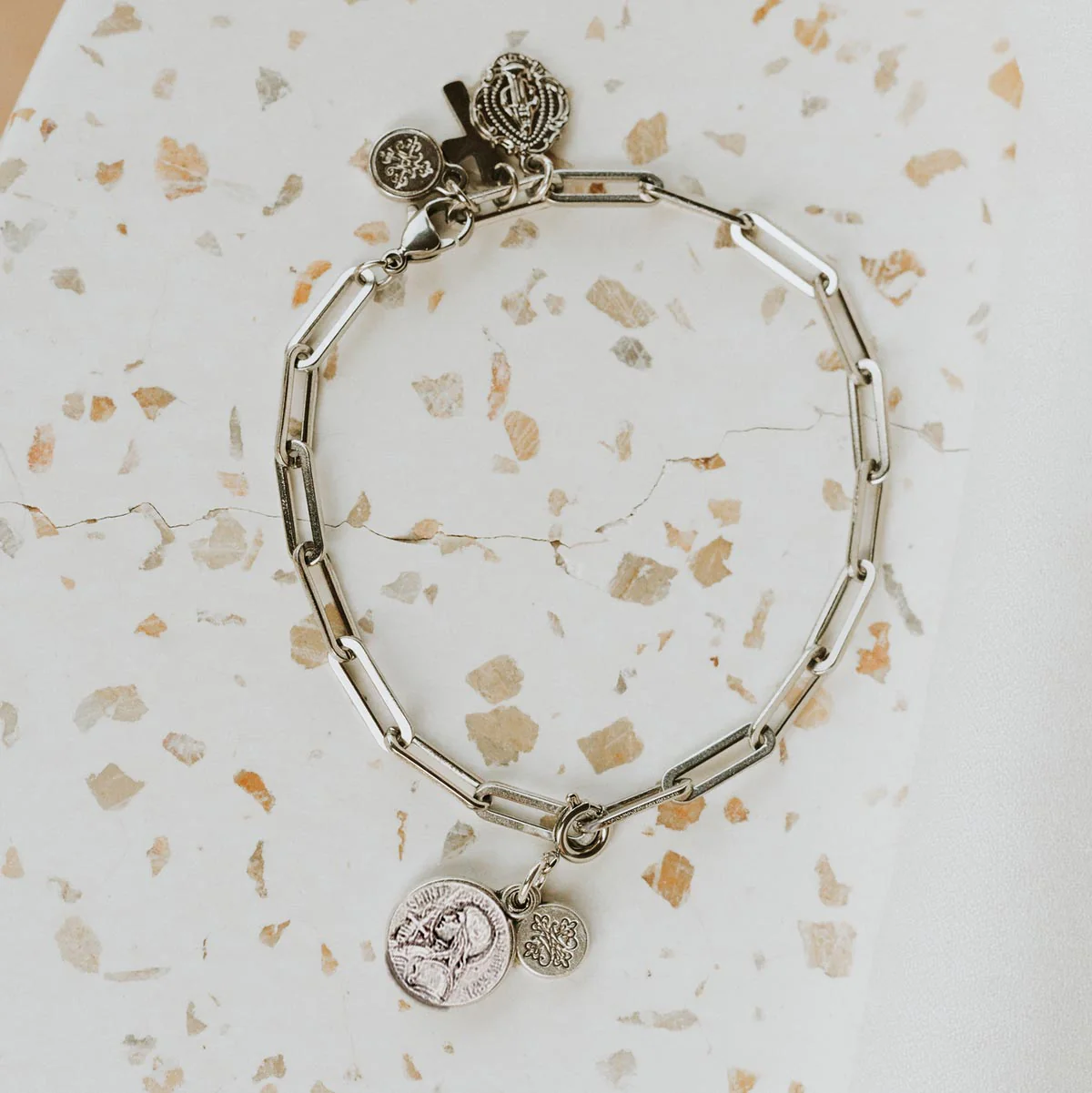 Saint Joan of Arc Christian Medal Necklace - Blessed Bands