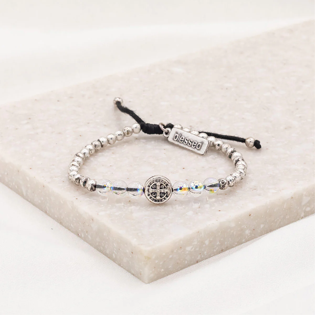 Wonder Petite Crystal Bracelet – Grace & Faith Sparkle - Blessed Bands