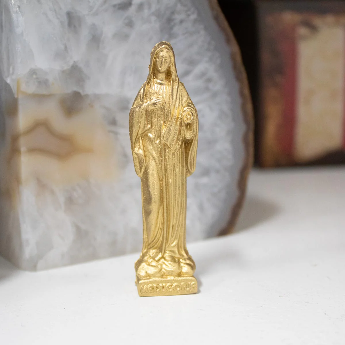 Miracle Mary Queen of Peace Statue – Faith & Blessing - Blessed Bands