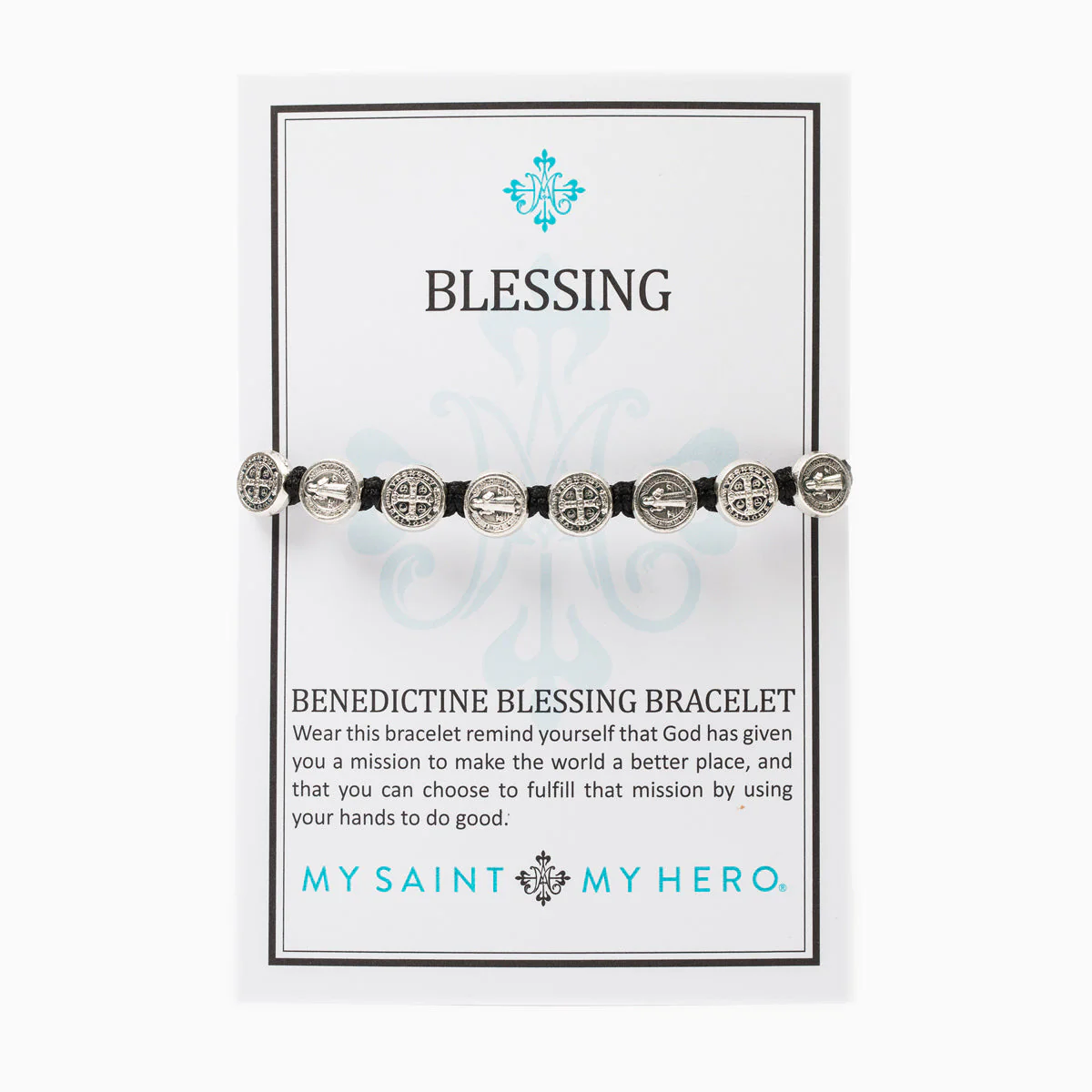 Benedictine Blessing Bracelet – Silver & Protection - Blessed Bands