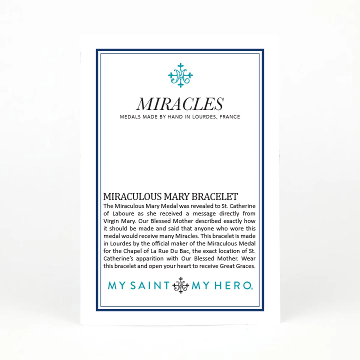 Miracles Miraculous Mary Charm Bracelet – Faith & Grace - Blessed Bands