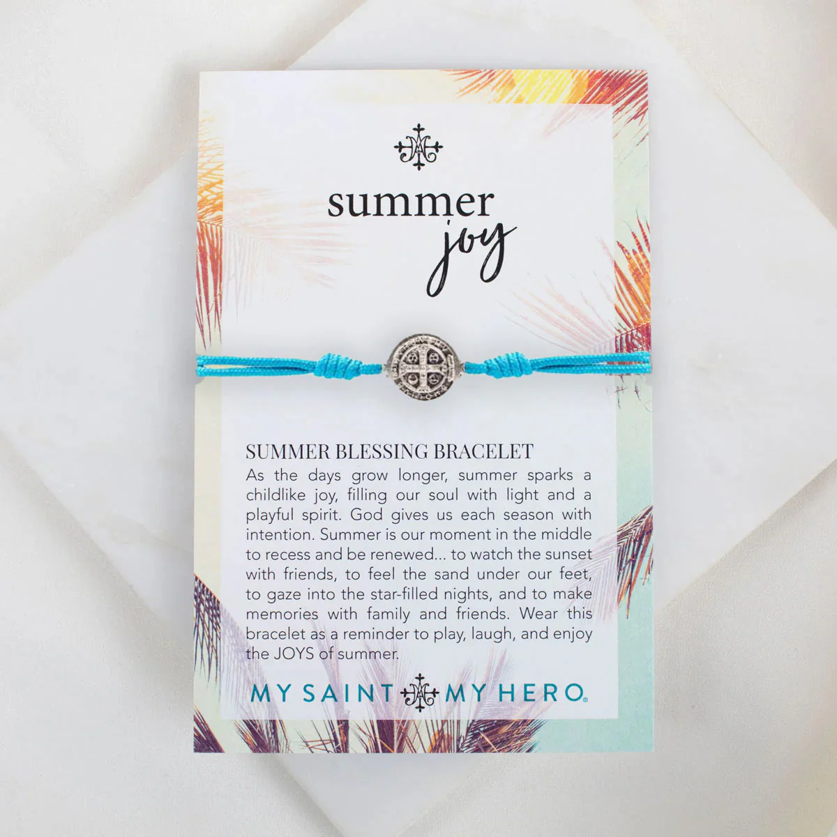 Christian Summer Joy Bracelet – Faith, Hope & Blessing - Blessed Bands