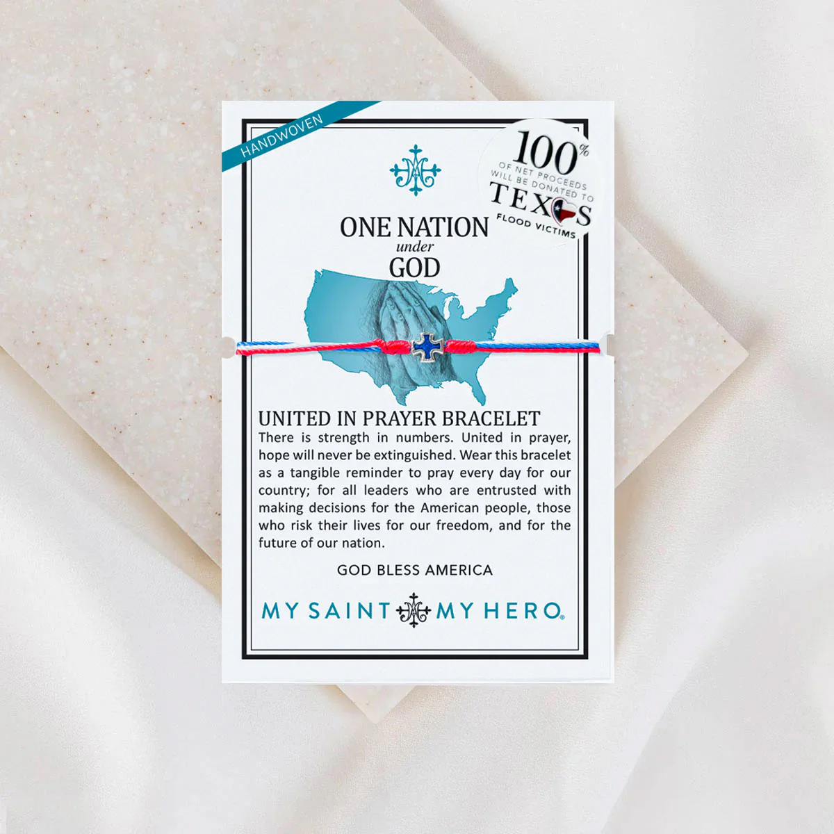 One Nation Under God Prayer Bracelet – Faith & Unity - Blessed Bands