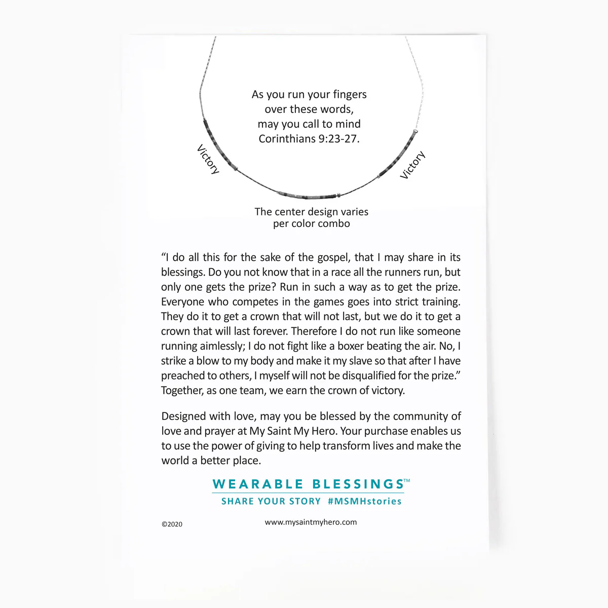 Victory Team Spirit Morse Code Necklaces – Custom Colors - Blessed Bands