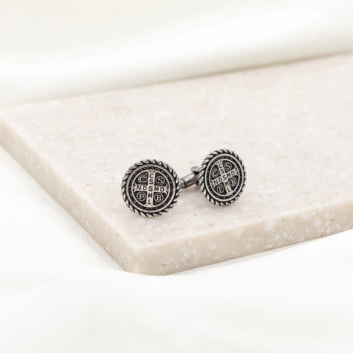 Benedictine Cuff Links – Faith & Elegant Devotion - Blessed Bands
