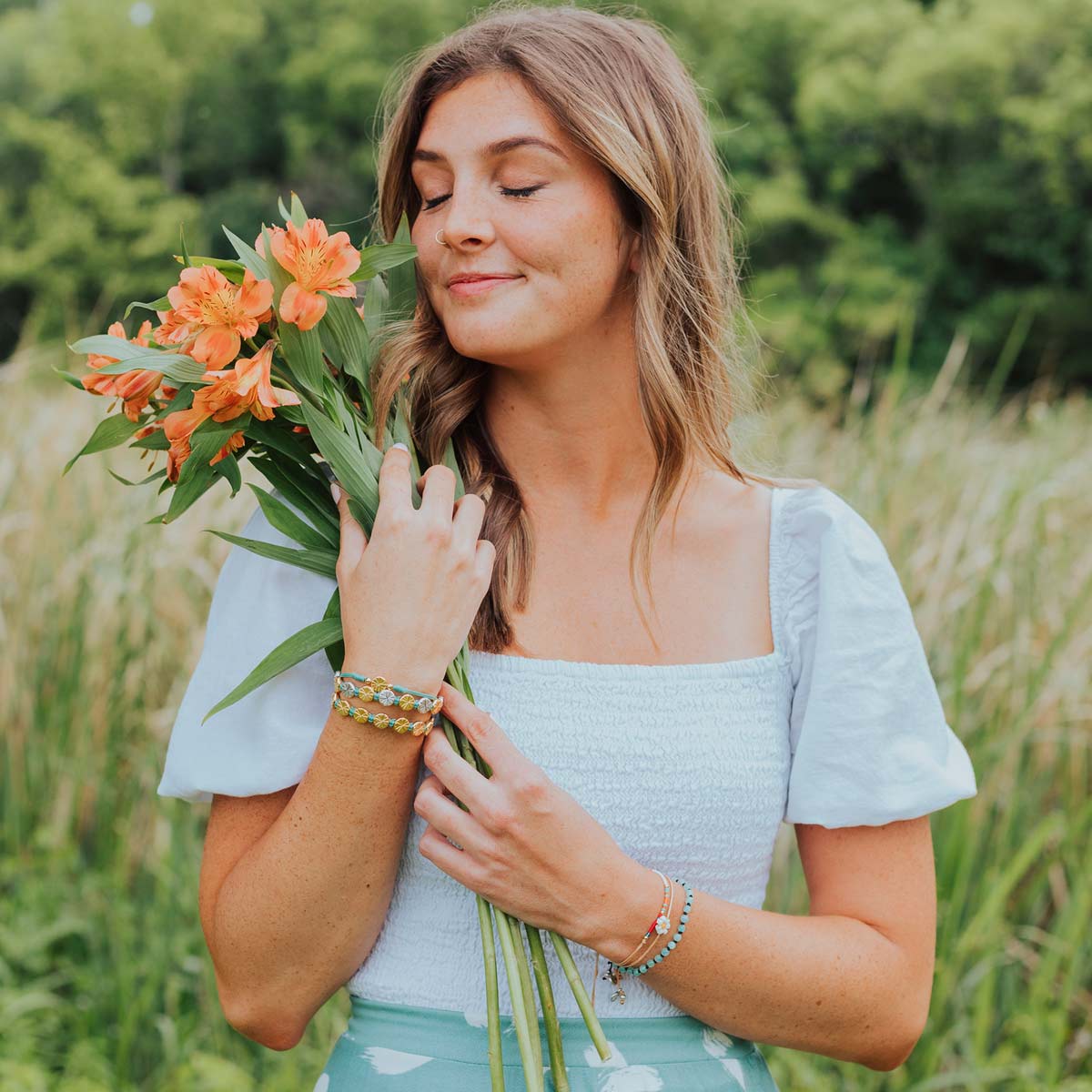 Well Wishes Spiritual Bouquet Blessing Bracelet - Blessed Bands