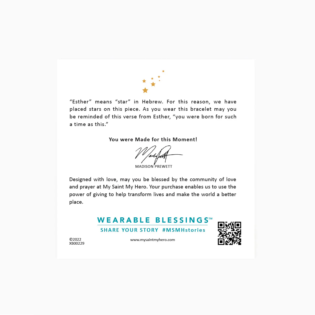 Made For This Moment Esther 4:14 Faith Bracelet - Blessed Bands