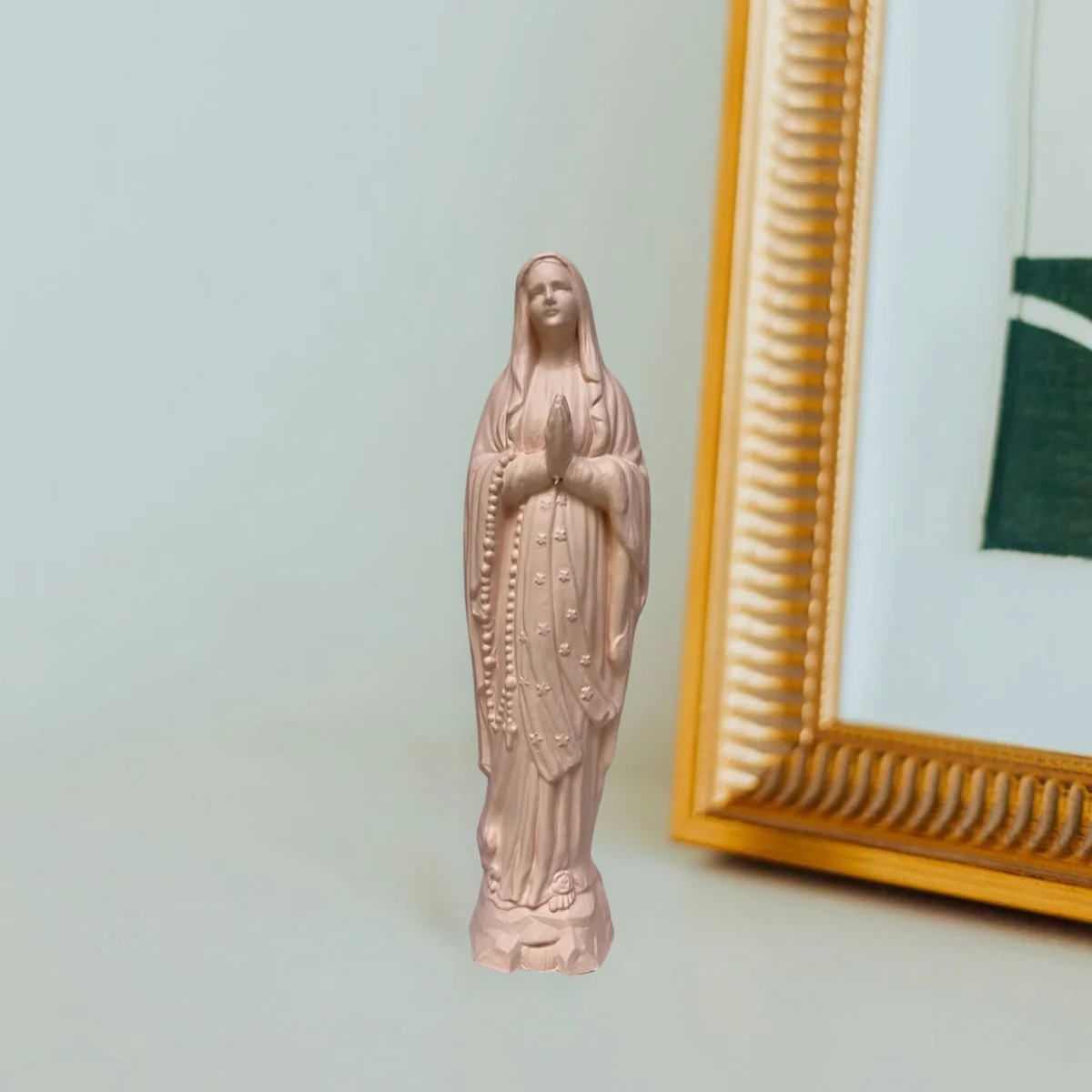 Our Lady of Lourdes Statue – Small Devotional Figure - Blessed Bands