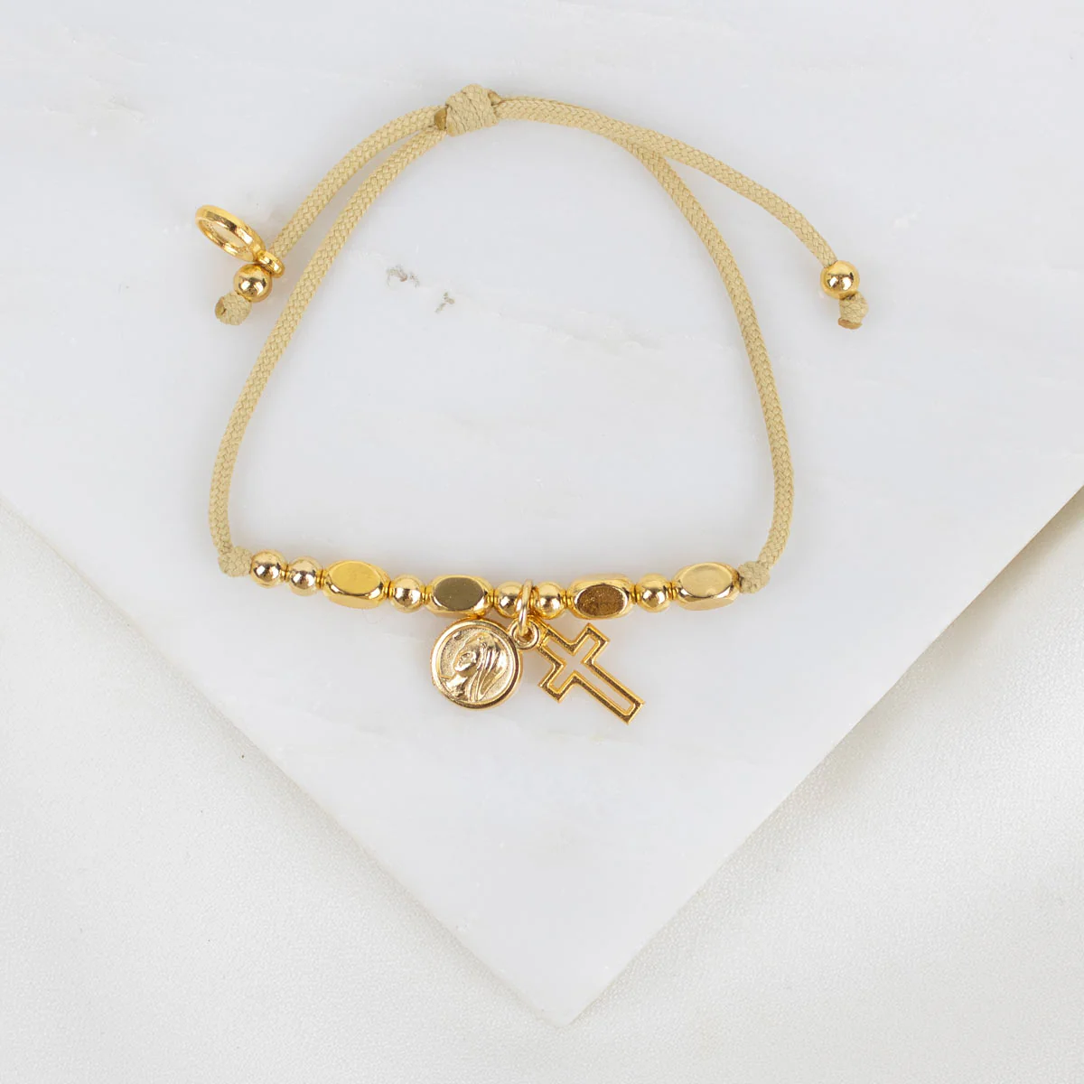 Mary’s Cross Bracelet – Faith, Hope & Devotion Wristband - Blessed Bands