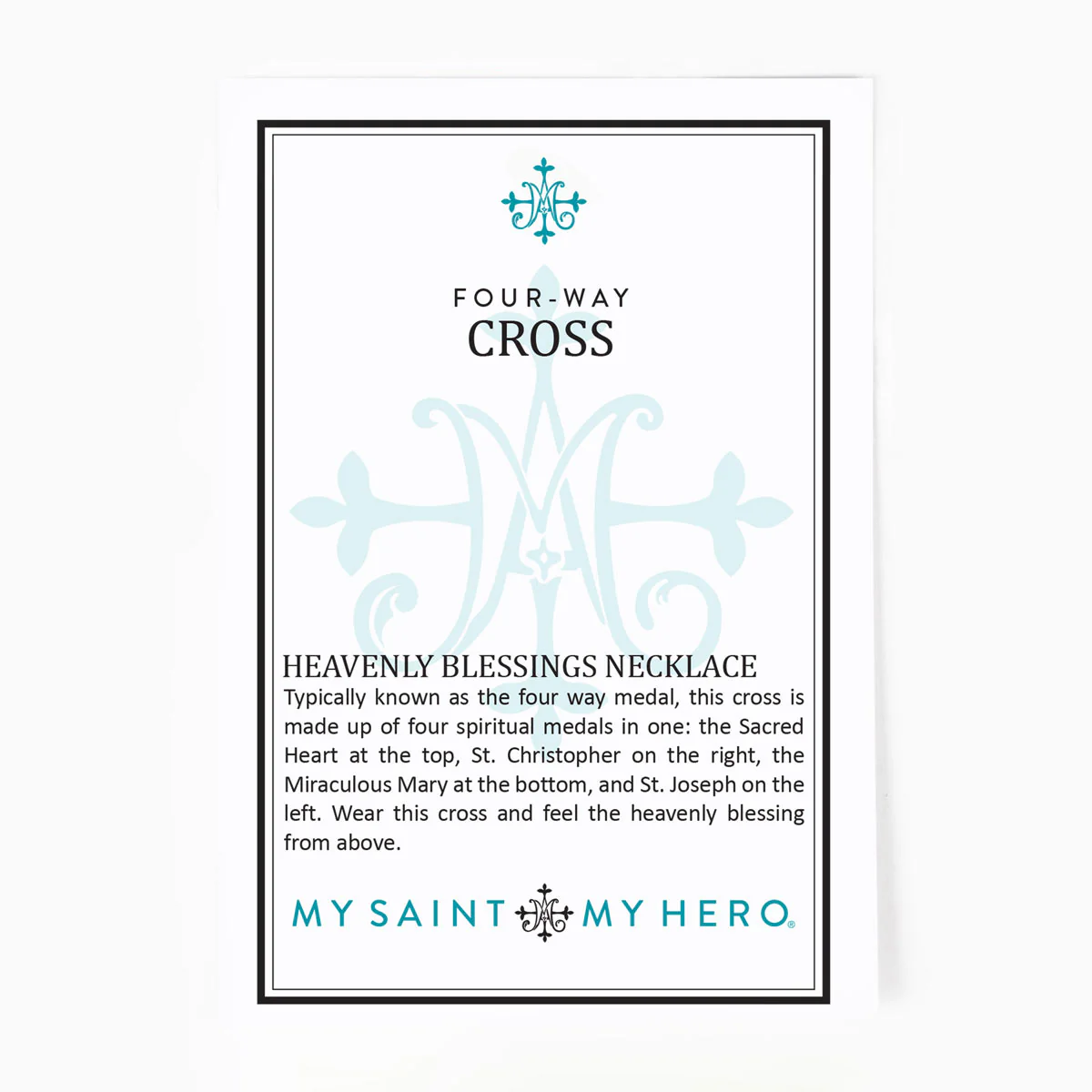 Heavenly Blessings Cross Necklace – Faith & Divine Grace - Blessed Bands