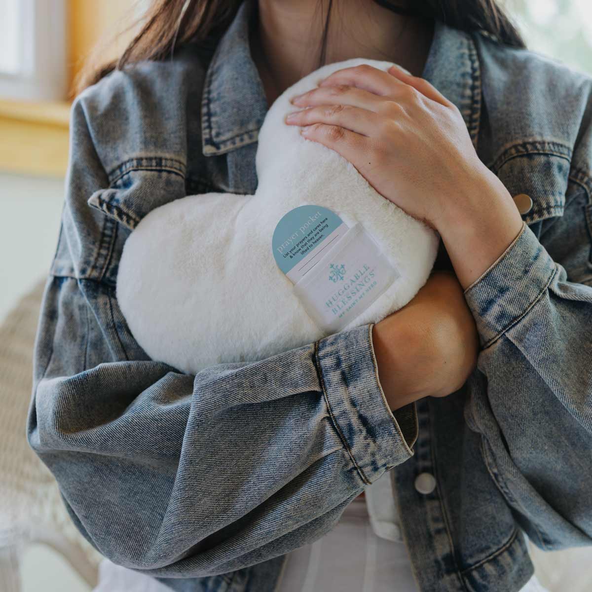 Huggable Prayer Pillow – Comfort & Faith for Prayer Time - Blessed Bands