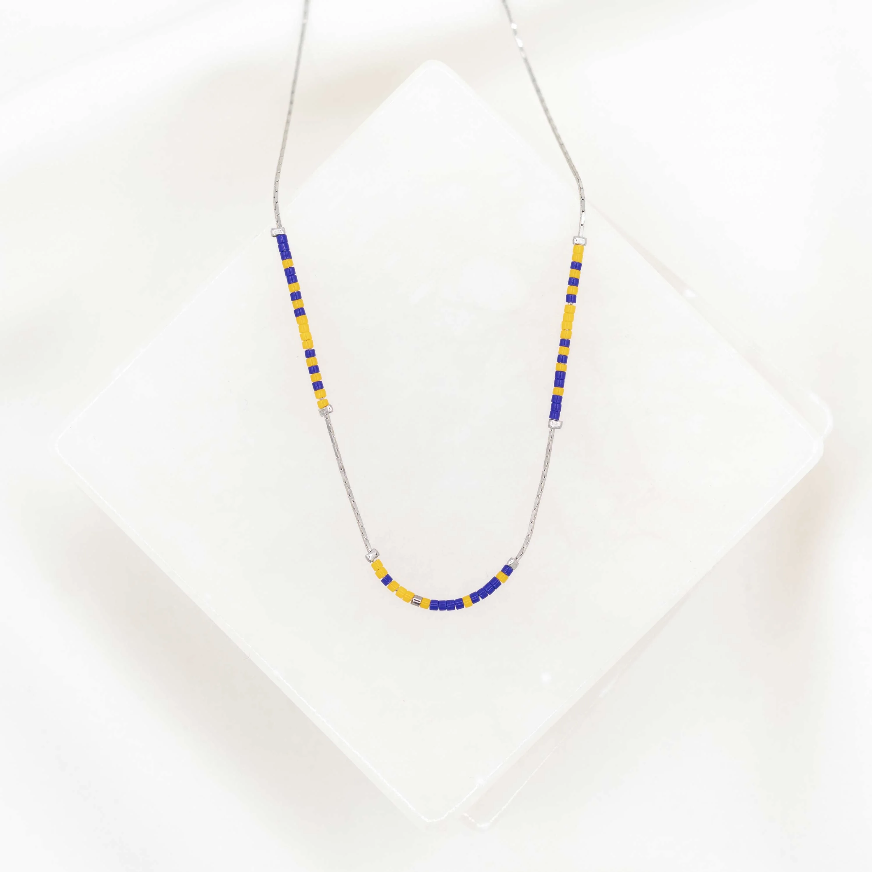 Victory Team Spirit Morse Code Necklaces – Custom Colors - Blessed Bands