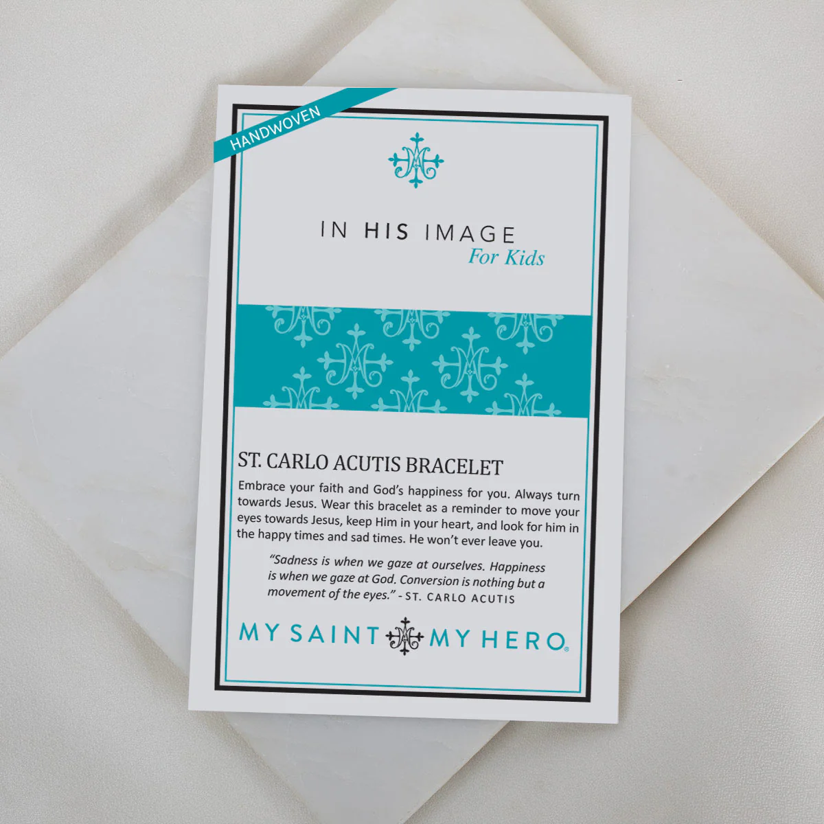 St. Carlo Acutis Kids Blessing Bracelet – Faith & Hope Gift - Blessed Bands