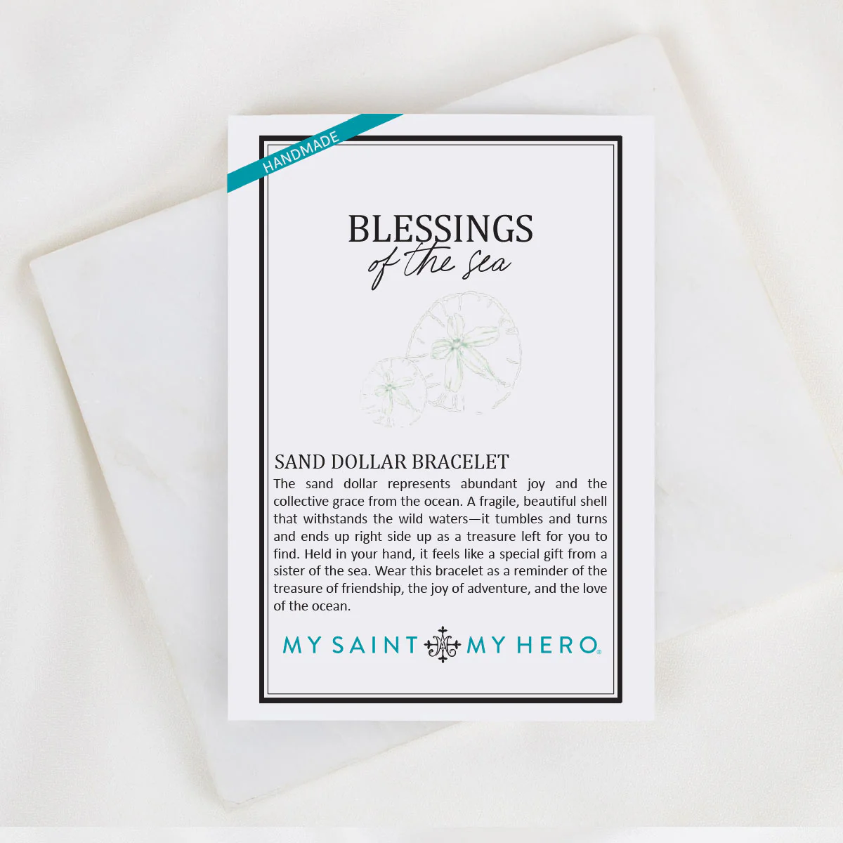 Blessings of the Sea Sand Dollar Bracelet - Blessed Bands