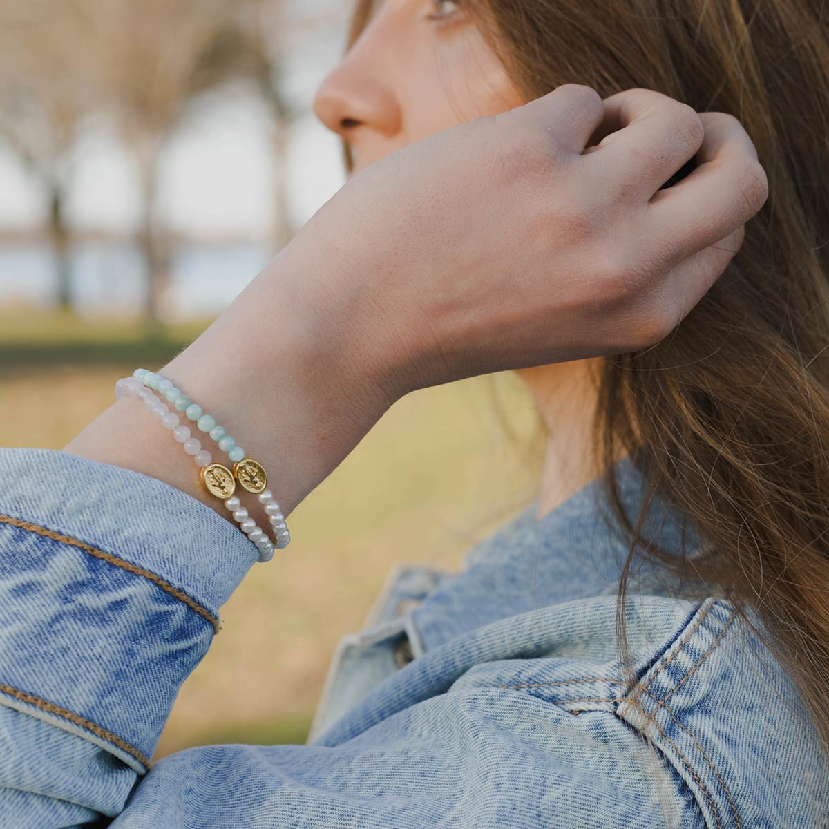 Mother Mary, Mother Me Gold Blessing Bracelet – Faith - Blessed Bands