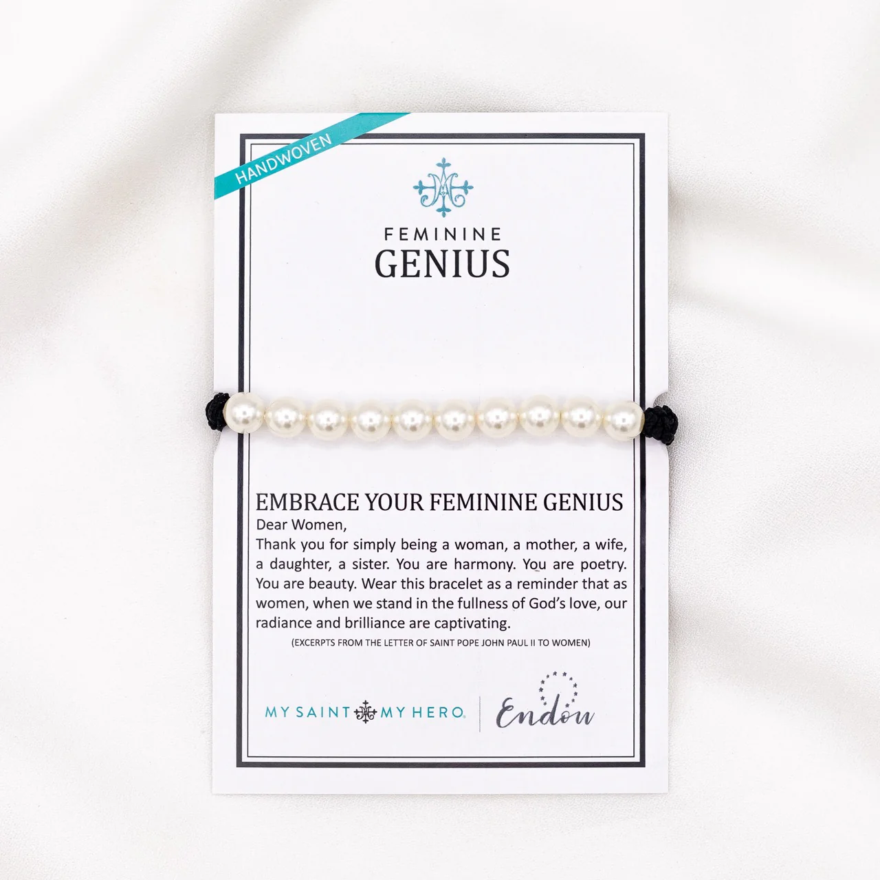 Feminine Genius Bracelet – Faith & Empowerment Gift - Blessed Bands