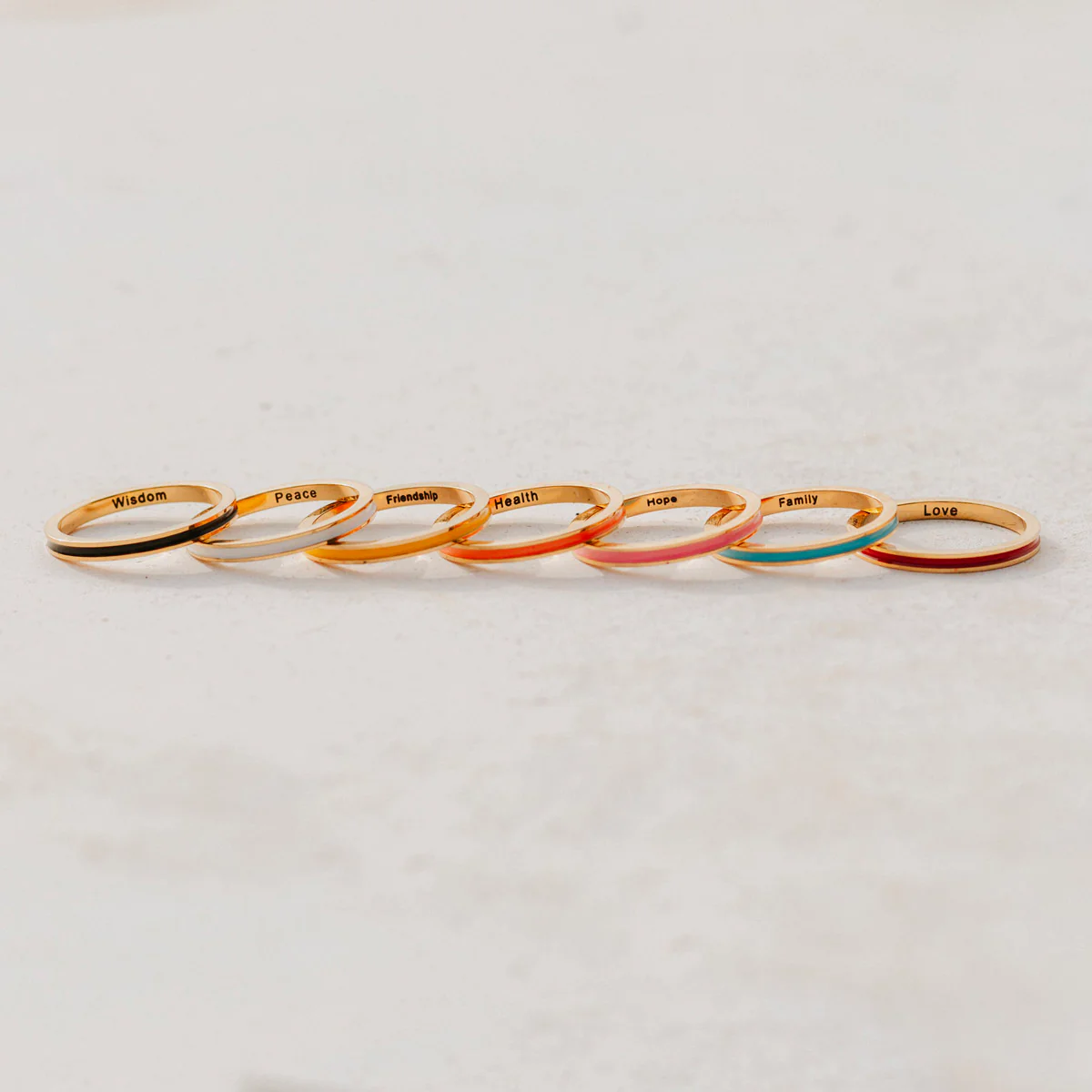 Blessing Band Set of Seven – Faith & Prayer Jewelry - Blessed Bands