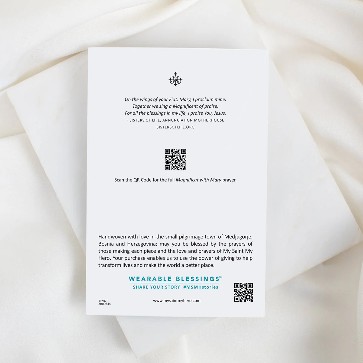 Held by Mary Blessing Bracelet – Faith & Comfort Jewelry - Blessed Bands