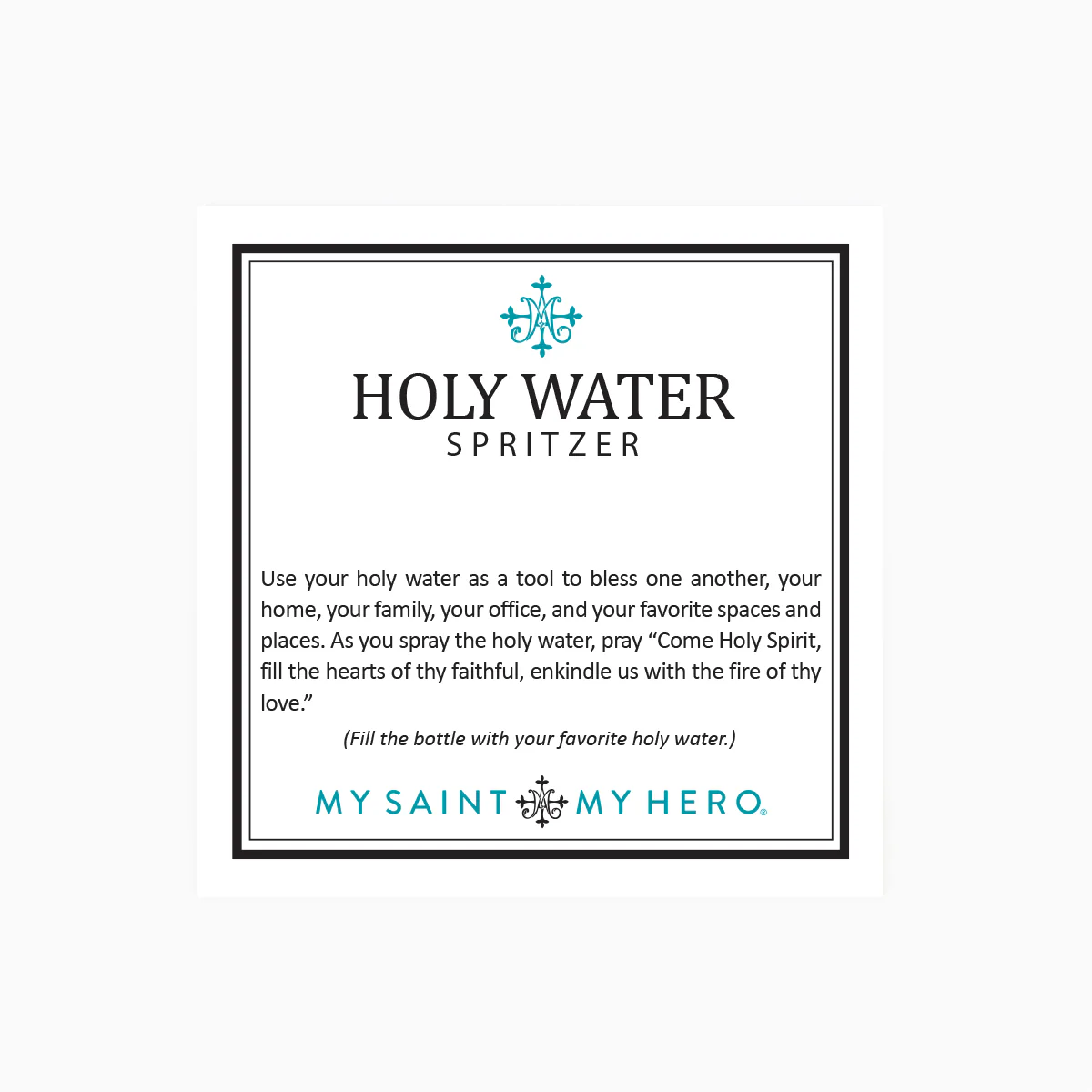 Holy Water Spritzer – Blessed & Portable Faith Accessory - Blessed Bands