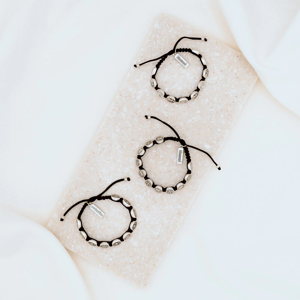 Protection Stack – Faith & Spiritual Safeguard Jewelry Set - Blessed Bands