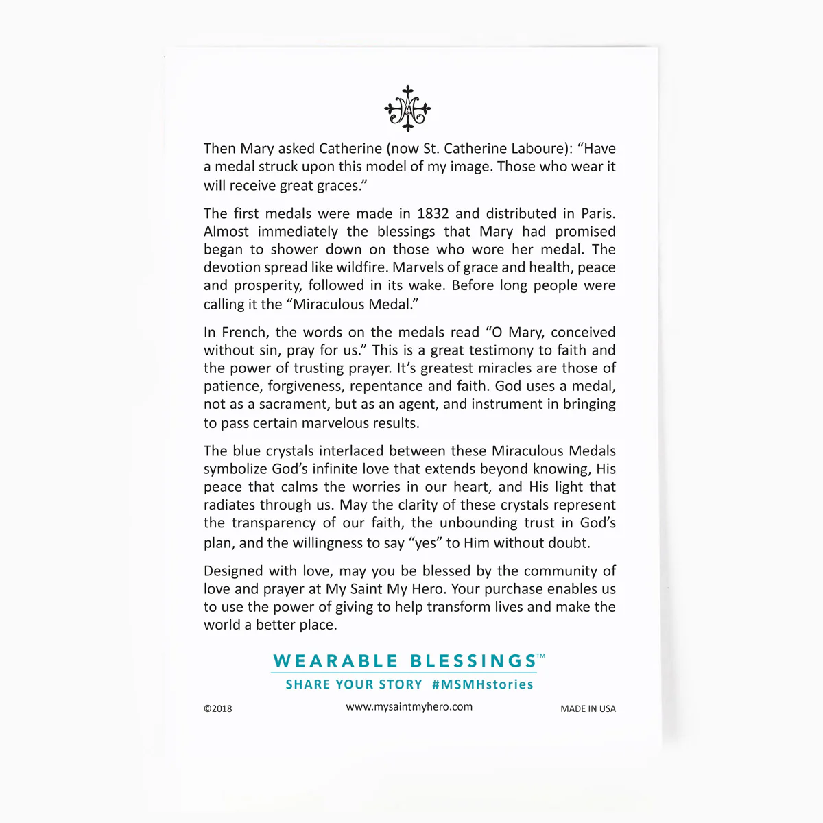 Stellar Blessings Miraculous Mary Bracelet – Faith & Grace - Blessed Bands