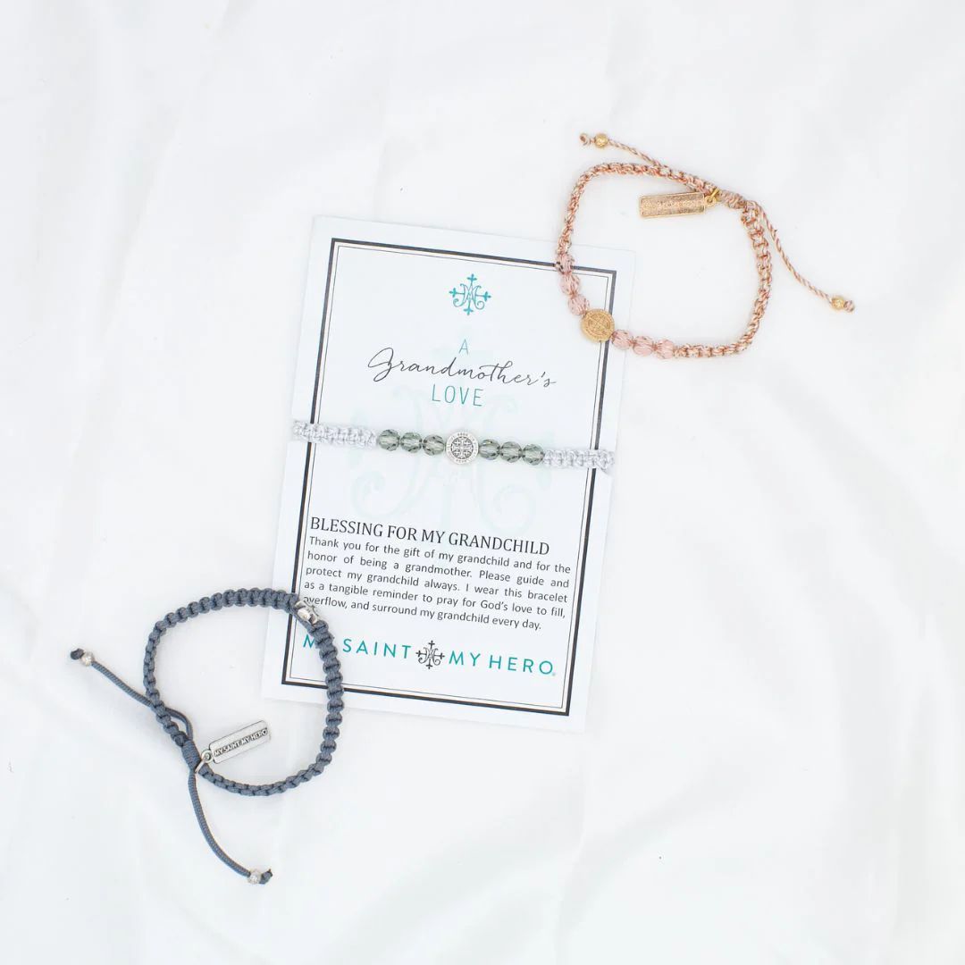 Grandmother’s Blessing Silver Bracelet Bundle – Faith & Love - Blessed Bands