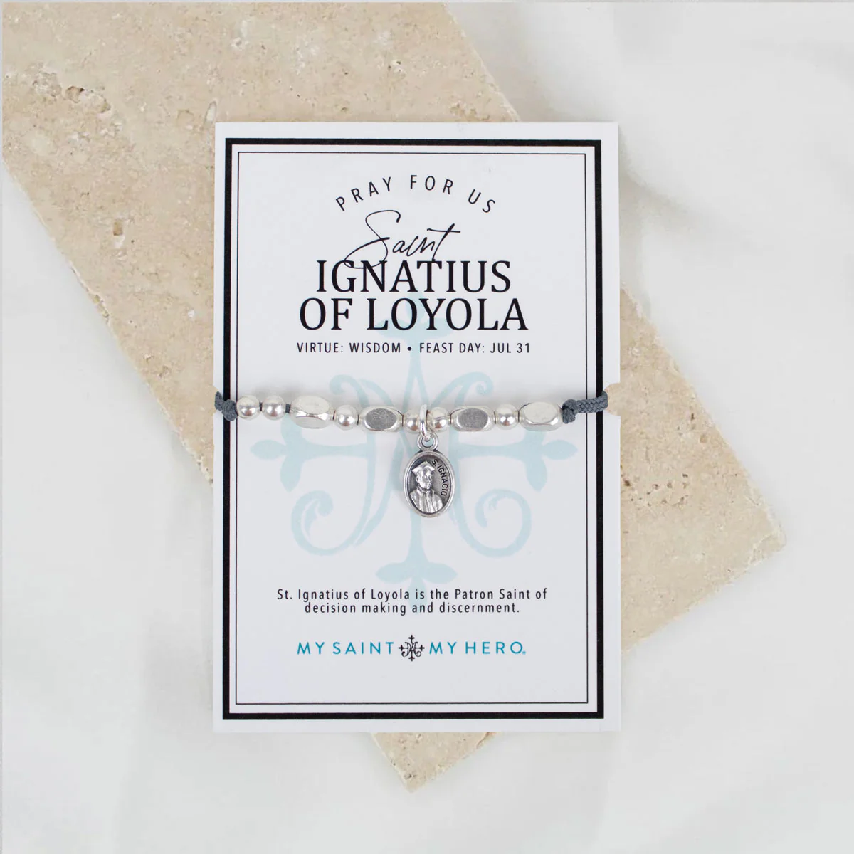 Saint Ignatius Little Saints Bracelet – Faith & Blessing - Blessed Bands