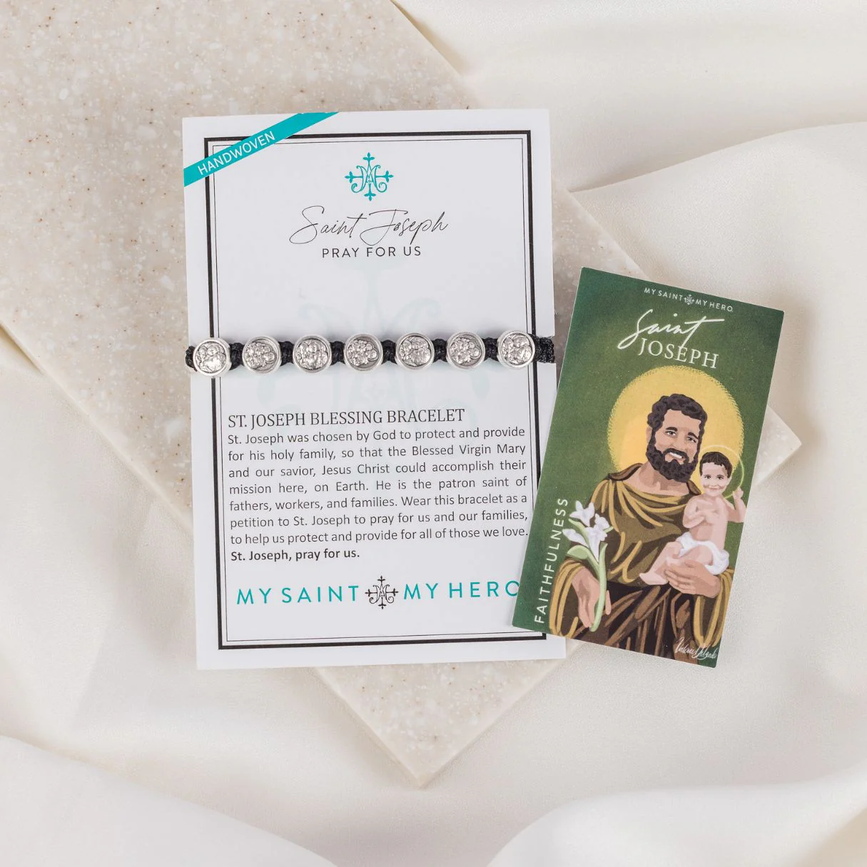 St. Joseph Blessing Bracelet – Strength & Protection - Blessed Bands