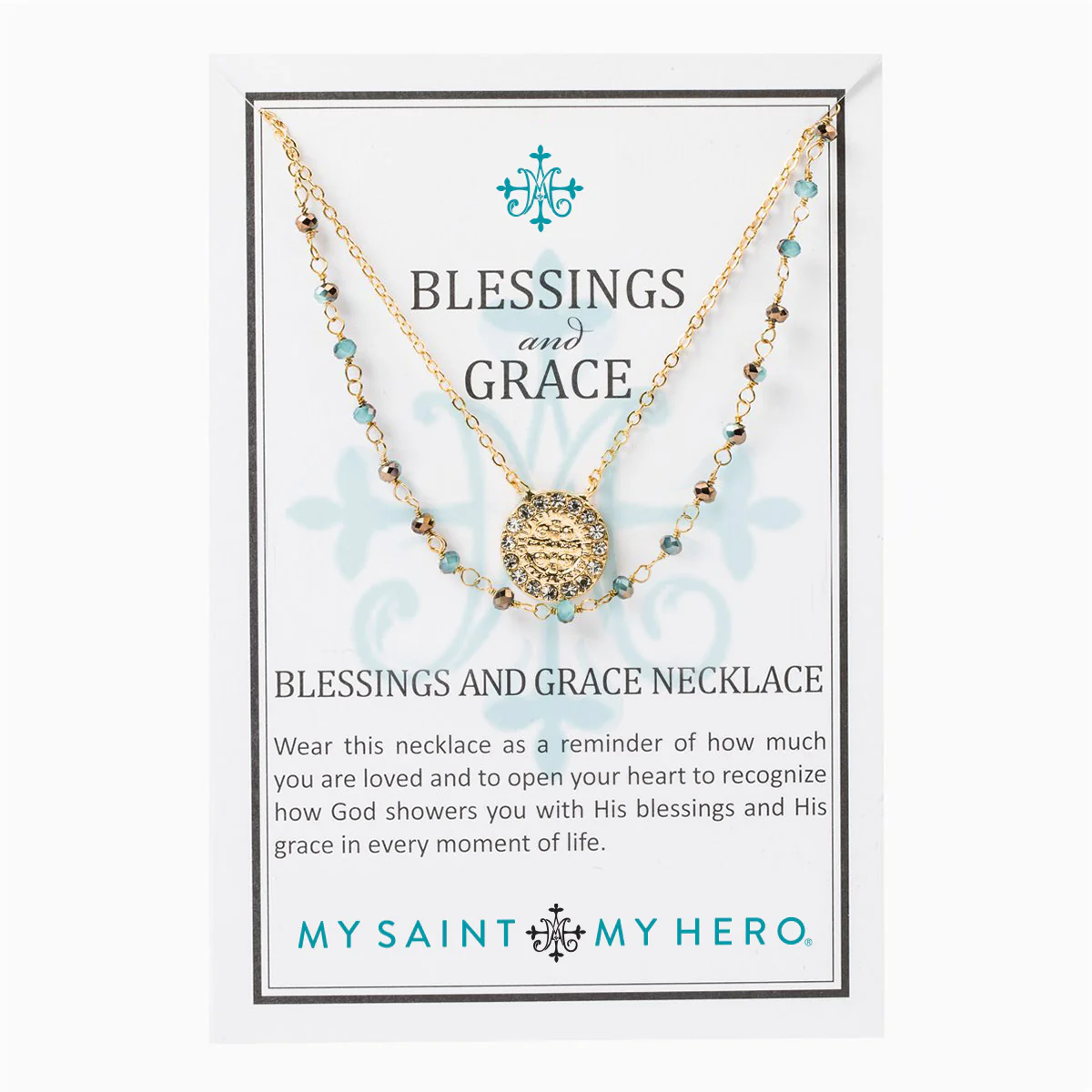 Blessings and Grace Necklace – Faith & Divine Favor - Blessed Bands