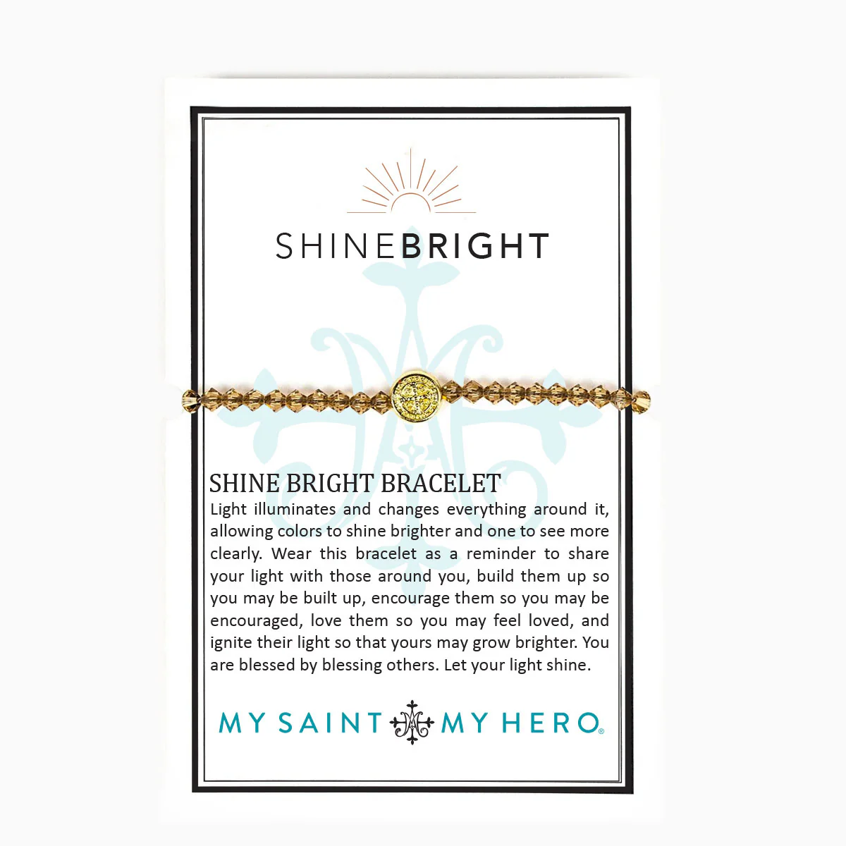 Shine Bright Crystal Blessing Bracelets – Faith & Light - Blessed Bands