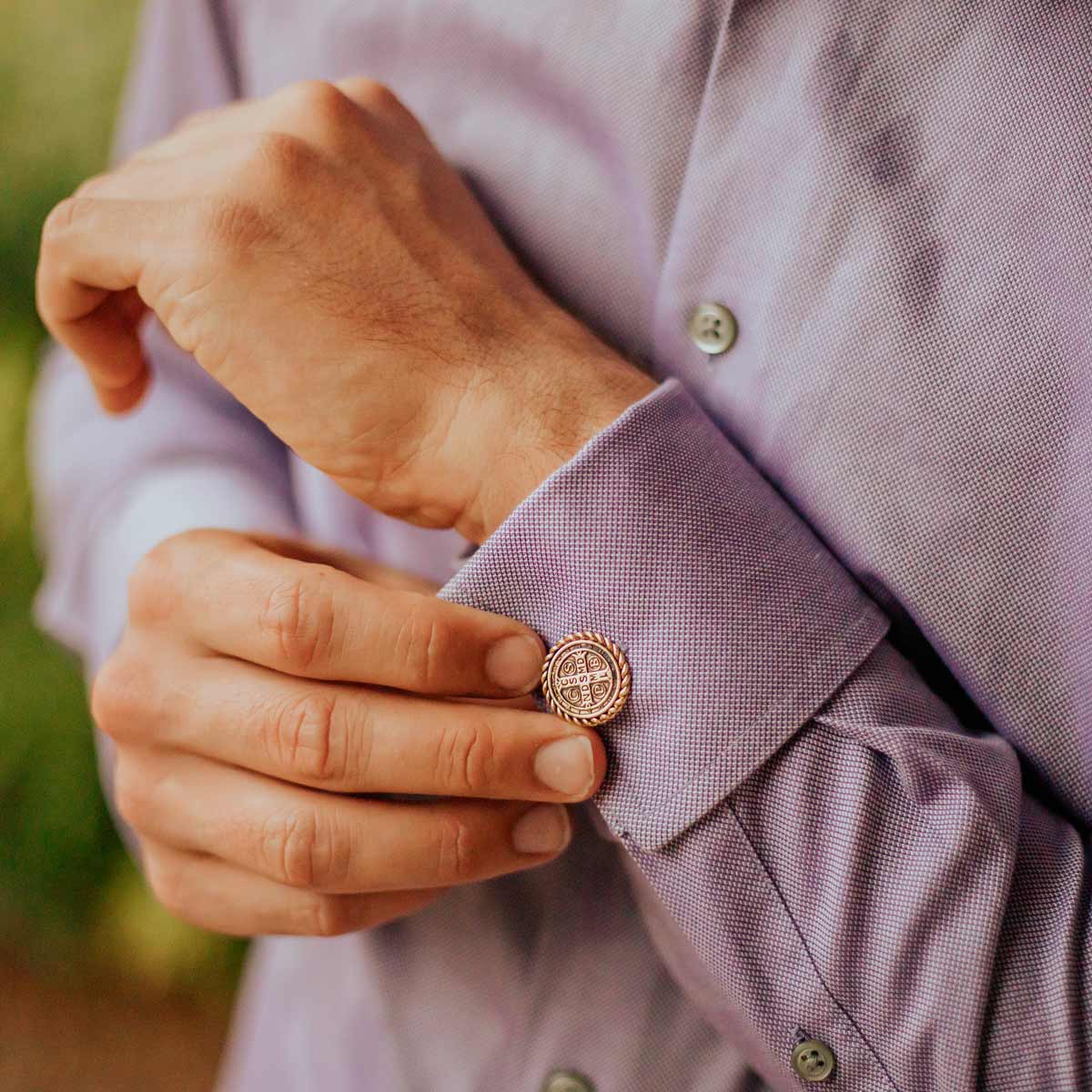 Benedictine Cuff Links – Faith & Elegant Devotion - Blessed Bands